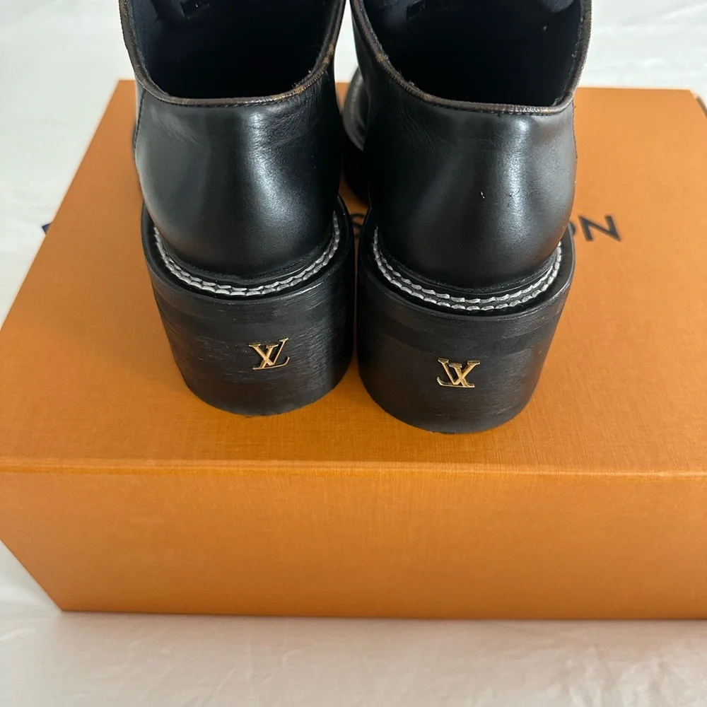 Louis Vuitton Beaubourg Platform Derby Shoes size 38 - Picture 3 of 12
